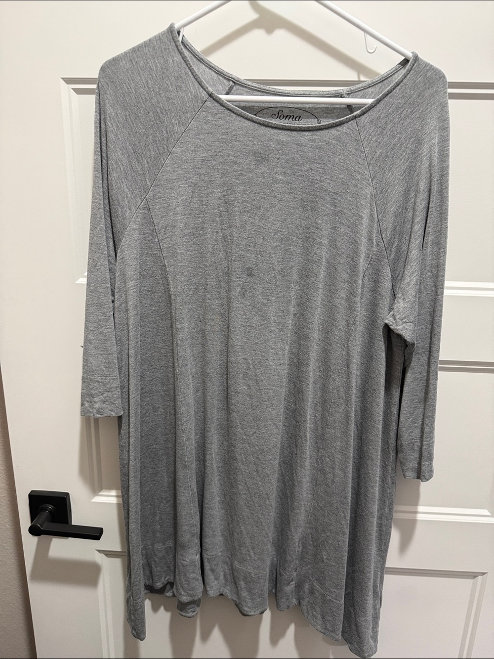 Soma Gray Relaxed Tunic Top